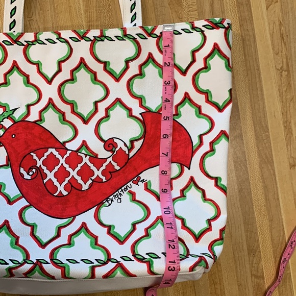 Brighton JOY Holiday Canvas Tote Bag - Picture 9 of 10